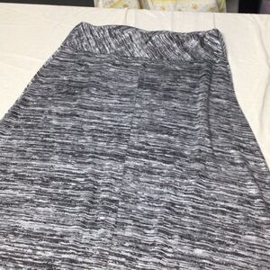 Allison Brittney Black and Gray Pencil Skirt